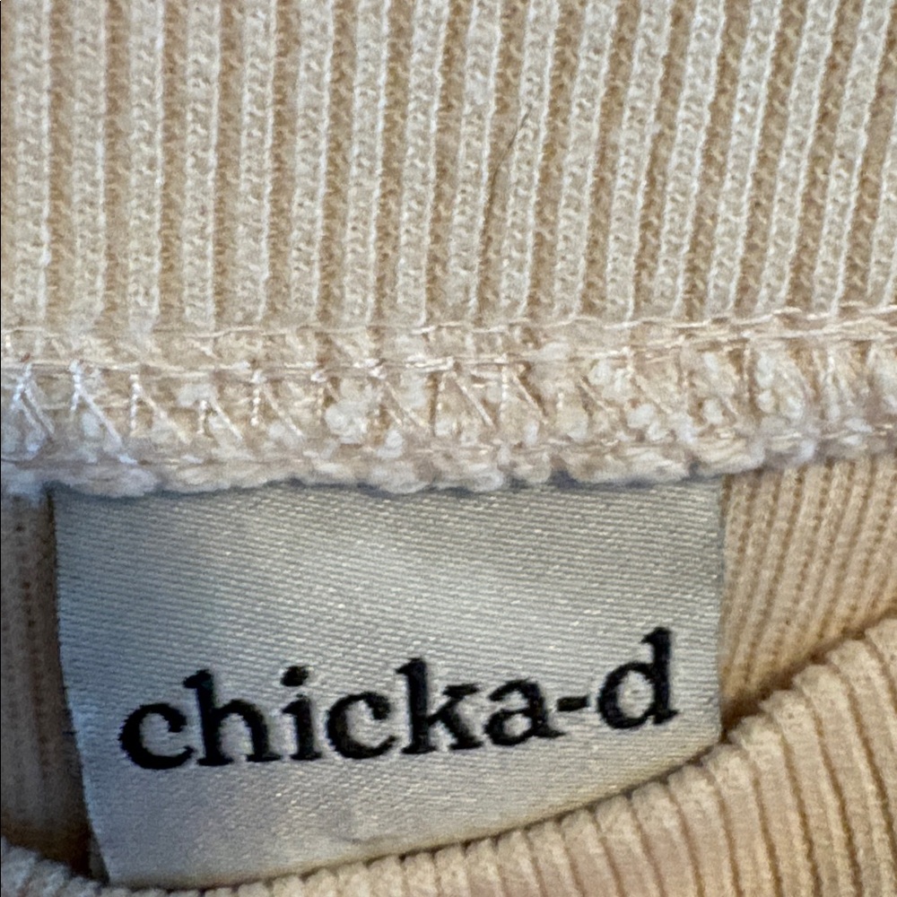 Chicks-D The Lyne Cream Smiley Face Sweatshirt - Picture 2 of 9
